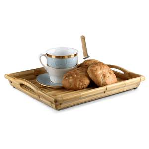 Bamboo Breakfast Tray PNG njx5 PNG