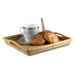 Bamboo Breakfast Tray Png Njx5 PNG Image