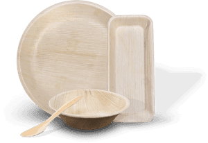 Bamboo Dinnerware Set Eco Friendly PNG