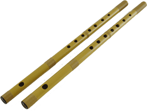 Bamboo Flutes Traditional Musical Instruments PNG image with transparent background