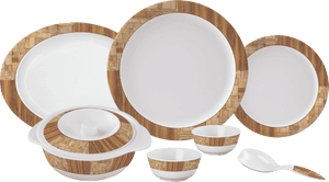 31 Pc Rnd Dinner Set - Plywood, HD Png Download PNG image with transparent background