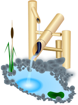 Japanese Water Fountain Png, Transparent Png PNG with transparent background