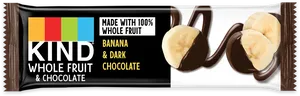 Banana Dark Chocolate Snack Bar PNG Image