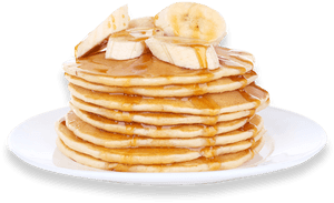 Pancake With Banana Png, Transparent Png PNG image with transparent background