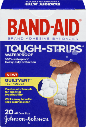 Band-aid Card - Band Aid Tough Strips, HD Png Download PNG with transparent background