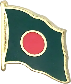 Bangladesh Flag Pin PNG Image