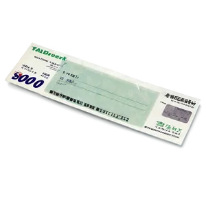 Bank Check B PNG Image