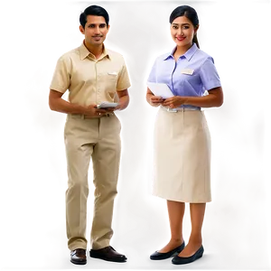 Bank Employee Uniform Png 06252024 PNG Image