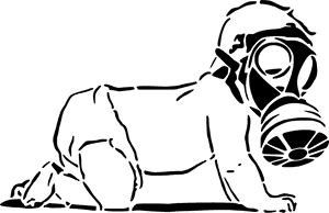 Banksy Baby Gas Mask, HD Png Download PNG image with transparent background