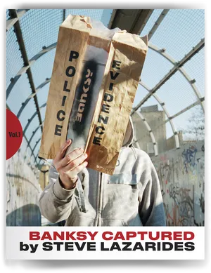 Banksy Captured Book Cover PNG Image