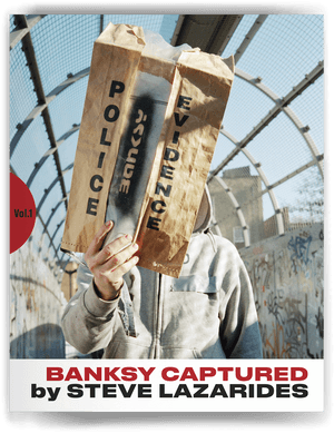 Banksy Captured By Steve Lazarides 'Src='//cdn - Lazarides Banksy Captured, HD Png Download PNG image with transparent background