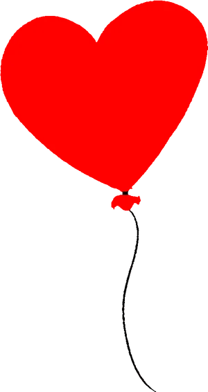 Banksy Heart Balloon PNG Image