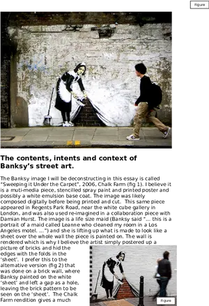 Banksy Maid Sweeping Under Carpet PNG Image