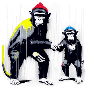 Banksy Monkey Parliament PNG 43 PNG image with transparent background