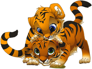 Banner Royalty Free Baby Tiger Clipart - Tigers Clipart PNG image with transparent background