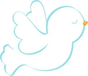 Baptism Dove Graphic PNG Image