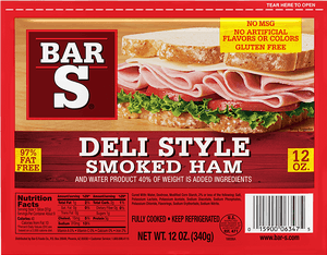 Smoked - Bar S Deli Style Smoked Ham, HD Png Download PNG