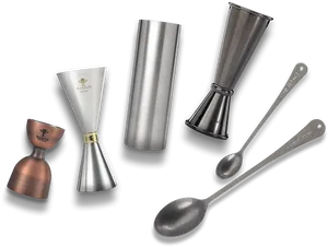 Bar Toolsand Spoons Collection PNG Image
