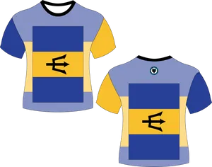 Barbados Inspired T Shirt Designs PNG Image