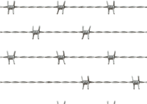 Barbwire Png Transparent Images - Galvanized Barbed Wire Png PNG