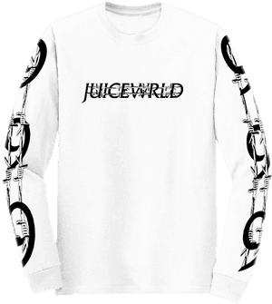 Barbed Wire Juice Wrld Long Sleeve - Juice Wrld Long Sleeve PNG image with transparent background