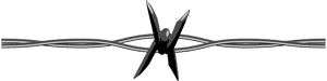 Barbed Wire Silhouette PNG