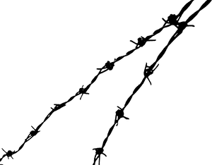 Barbed Wire Silhouette PNG