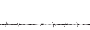 Barbed Wire Silhouette PNG