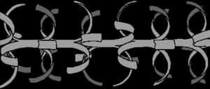 Barbed Wire Silhouette PNG image with transparent background