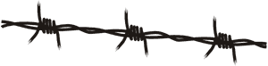 Barbed Wire Silhouette PNG