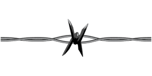 Barbed Wire Silhouette PNG