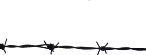Barbed Wire Silhouette PNG