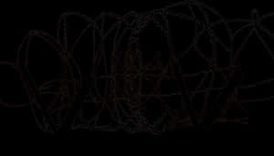 Barbed Wire Silhouette PNG image with transparent background
