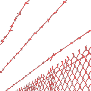 #mq #red #wire #barbwire #jail #fench - Pepsi Sign, HD Png Download PNG