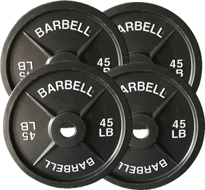 Barbell Weight Plates45 L B PNG Image