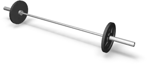 Barbell Weightlifting Equipment PNG Image