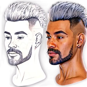 Barber Hair Texture Guide Png Gco PNG Image