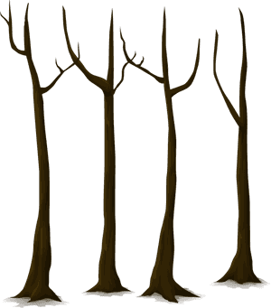Transparent Fall Trees Clipart - Tree Trunk Vector Png, Png Download PNG image with transparent background