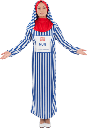 Bargain Nun Costume PNG image with transparent background