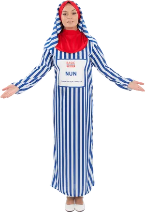 Bargain Nun Costume PNG Image