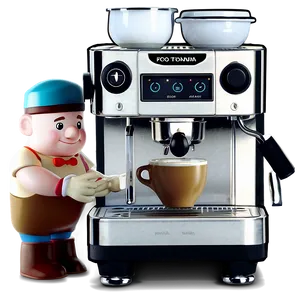 Barista Preparing Cappuccino Png Prj PNG Image