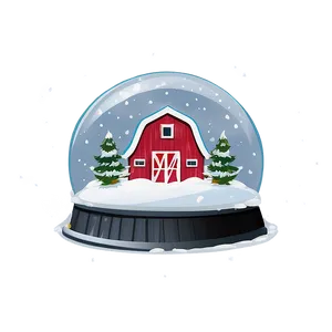 Barn In A Snow Globe Png 57 PNG Image