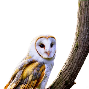 Barn Owl In Autumn Png Puf85 PNG Image