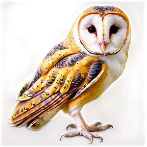 Barn Owl In Grassland Png 28 PNG Image