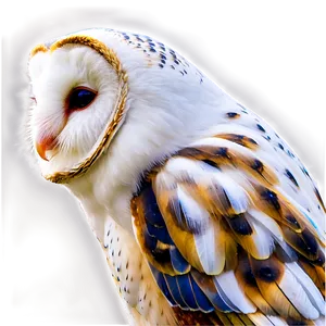 Barn Owl In Winter Setting Png 15 PNG Image