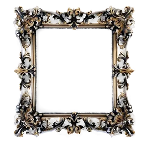 Baroque Gothic Frame Png Aca PNG Image