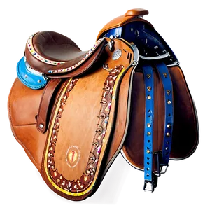 Barrel Racing Saddle Png 14 PNG Image