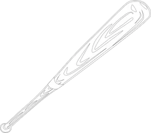 Baseball Bat Outline PNG Image