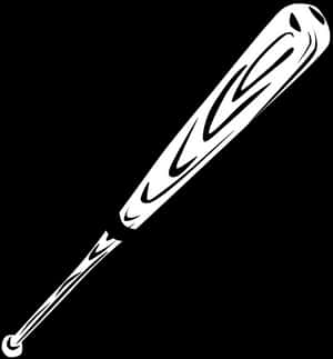 Baseball Bat Vector Art PNG image with transparent background