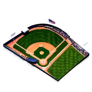 Baseball Diamond From Bird's Eye View Png 06132024 PNG Image